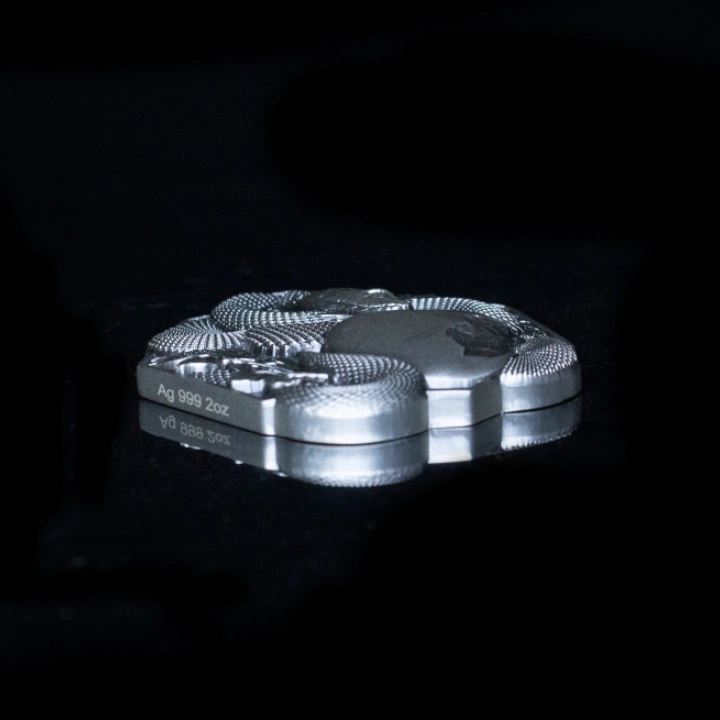 Original Sin 2 uncje Srebra 2023 Stackable High Relief Antiqued