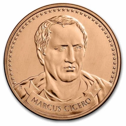 Founders of Liberty: Cicero - Keep & Bear Arms 1 uncja Miedzi Slab 