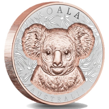 Niue: Native Impressions - Koala pozłacana 1 uncja Srebra 2025 Prooflike Super Incused