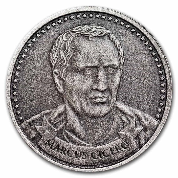 Founders of Liberty: Cicero - Keep & Bear Arms 1 uncja Srebra Antique Coin