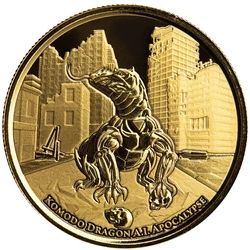 Tokelau: Komodo Dragon A.I. Apocalypse 1 uncja Złota 2022 Proof