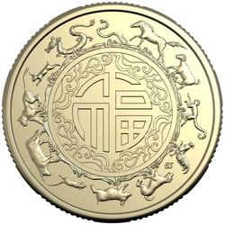 RAM: Zestaw 2 monet Lunar - Rok Węża 2025