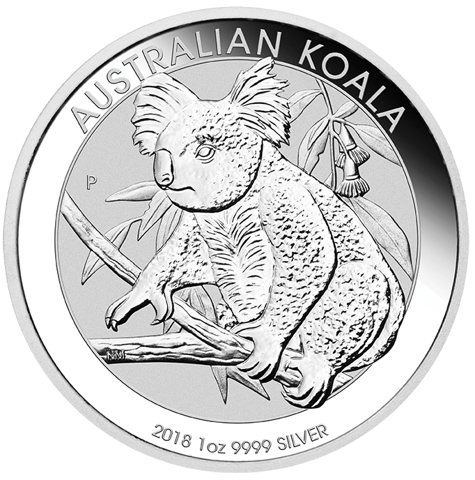 Koala 1 uncja Srebra 2018