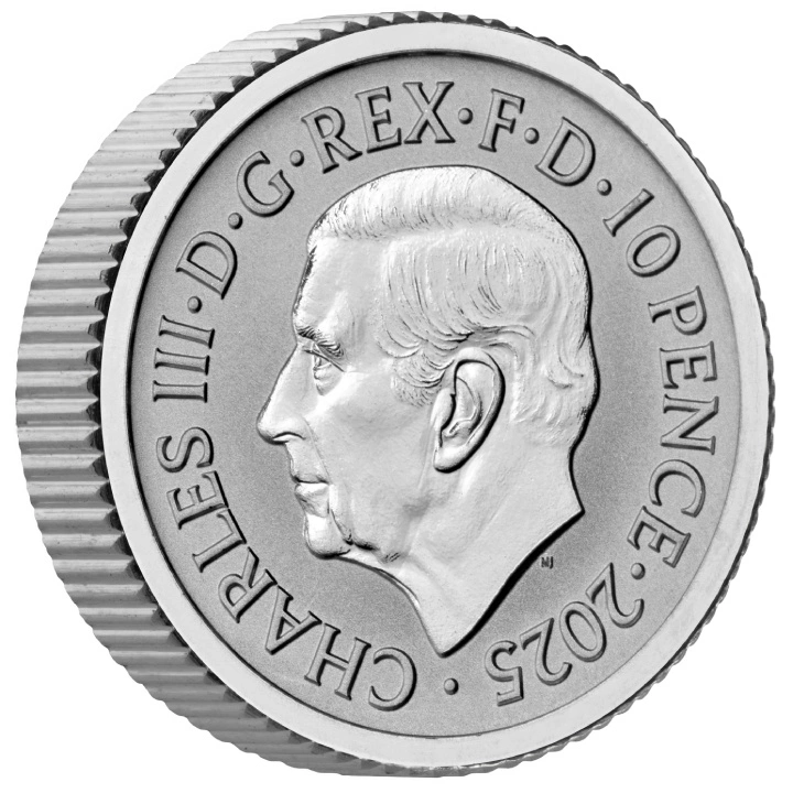 Zestaw 4 monet Britannia Srebro 2025 Reverse Frosted