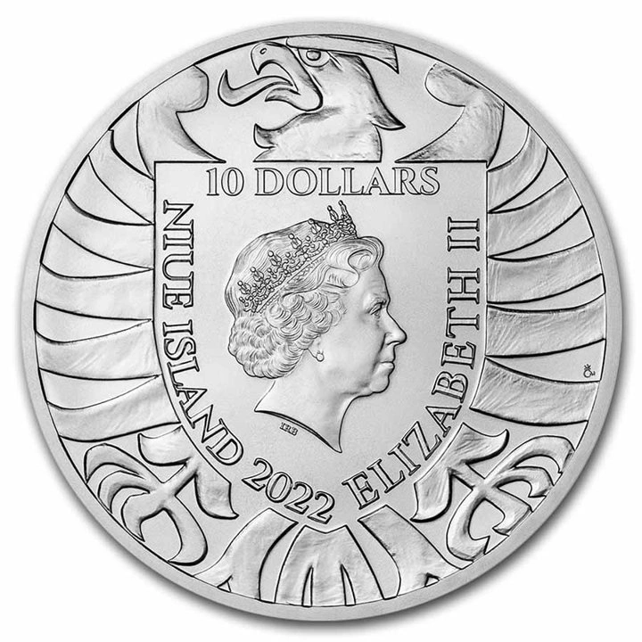 Niue: Czech Lion 5 uncji Srebra 2022