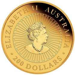 Great Southern Land 2 uncje Złota 2022 Proof Opal