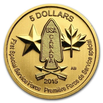 Special Service Force 1/10 uncji Złota 2015