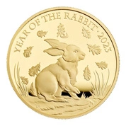 Royal Mint Lunar: Rok Królika 5 uncji Złota 2023 Proof