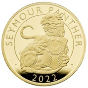 The Royal Tudor Beasts: Seymour Panther 2 uncje Złota 2022 Proof