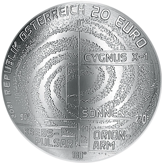 The Uncharted Universe: The Milky Way 20 Euro 2021 Proof