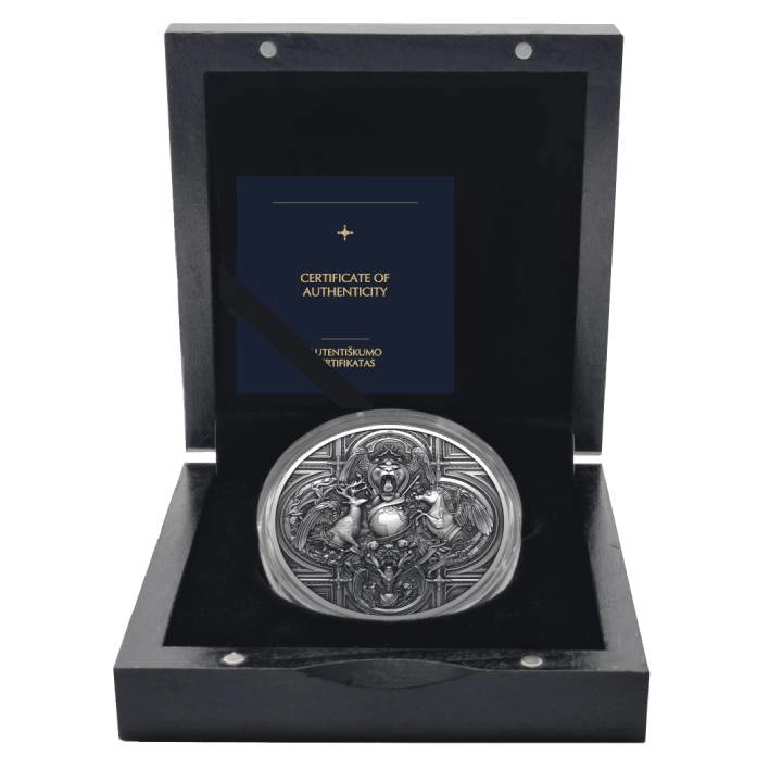 Niue: Wild - Wild Scenery $5 Srebro 2022 High Relief Antiqued Coin