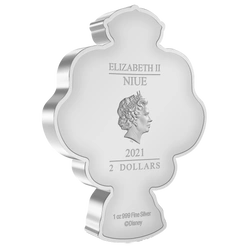 Niue: Disney - Belle Chibi Coin kolorowany 1 uncja Srebra 2021 Proof
