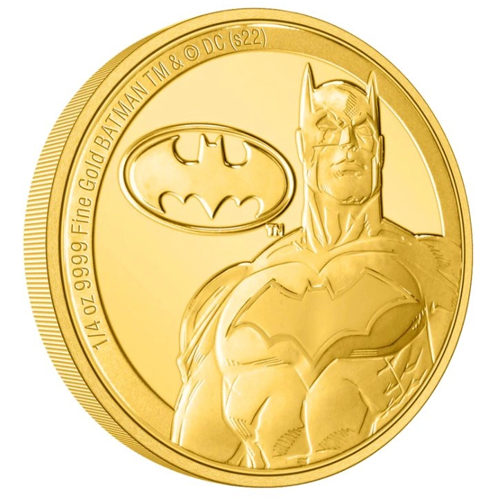 Niue: DC Comics - Batman 1/4 uncji Złota 2022 Proof