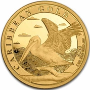 Barbados: Caribbean Pelican 1 uncja Złota 2023