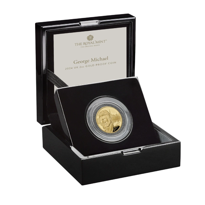 George Michael 2 uncje Złota 2024 Proof