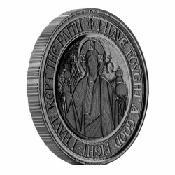 Samoa: Alpha & Omega 1/2 uncji Srebra 2021 Black Rhodium Proof