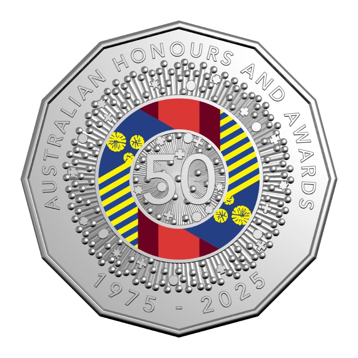 Zestaw 6 monet - 50 Years of the Australian Honours System 2025