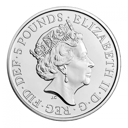 The Royal Tudor Beasts: Lion of England Miedzionikiel 2022 