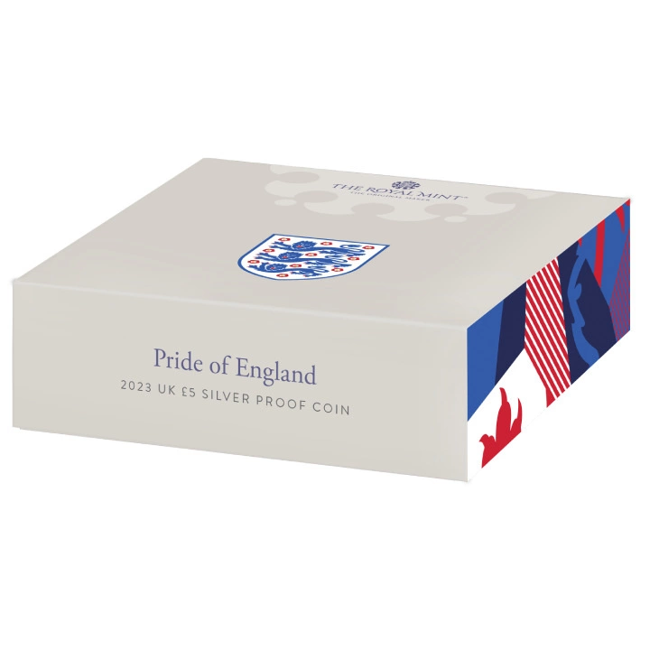 Pride of England £5 Srebro 2023 Proof