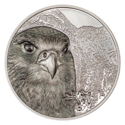 Mongolia: Mongolian Falcon 1 uncja Platyny 2023 Proof Ultra High Relief