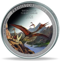 Congo: Prehistoric Life - Quetzalcoatlus kolorowany 1 uncja Srebra 2021