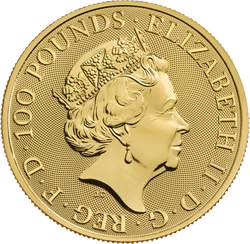 Bestie Królowej: Biały Chart z Richmond 1 uncja Złota 2021