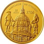 Kościół Inwalidów 1/4 uncji Złota 2006 Proof