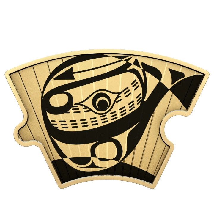 Zestaw Canada: The Celestial Circle kolorowany, pozłacany 8 srebrnych monet puzzli 2023 Proof