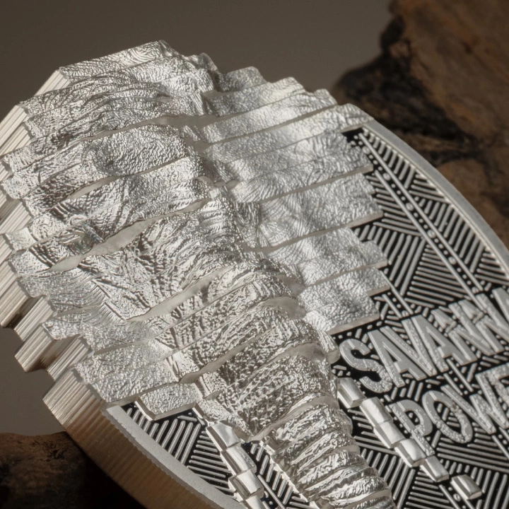 Cook Islands: Reconstruction - Elephant 2 uncje Srebra 2024 Proof High Relief