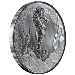Samoa: Seahorse 1 uncja Srebra 2025