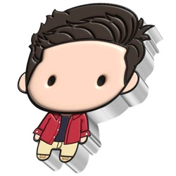 Niue: Friends - Ross Chibi Coin kolorowany 1 uncja Srebra 2022 Proof