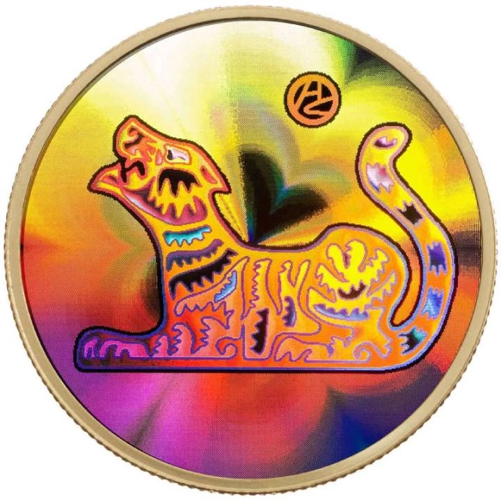 Canada: Year of the Tiger $150 Złoto 2010 Proof Hologram