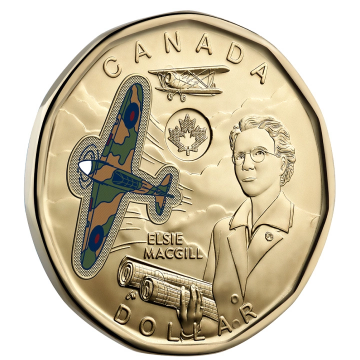 Canada: Honouring Elsie MacGill kolorowany $1 2023