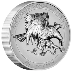 Orzeł Australijski 1 uncja Platyny 2021 Proof High Relief