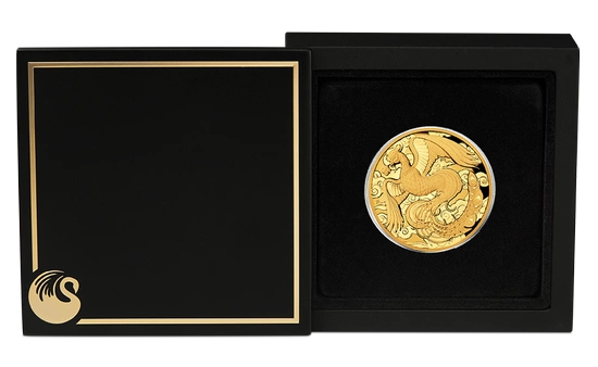 Chinese Myths and Legends: Phoenix 2 uncje Złota 2022 Proof High Relief