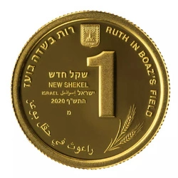 Ruth in Boaz's Field 1 NIS Złoto 2020 Proof