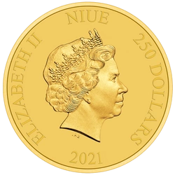 Niue: Disney Piraci z Karaibów - Czarna Perła 1 uncja Złota 2021