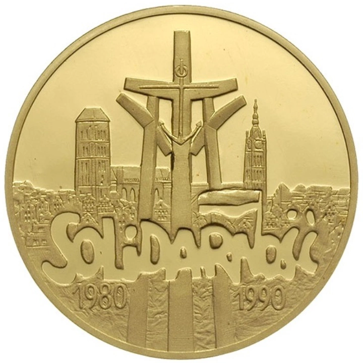 Polska: III RP "Solidarność" 200 000 Złotych 1990 PF 69 Ultra Cameo