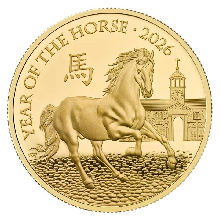 Royal Mint Lunar: Rok Konia 1/4 uncji Złota 2026 Proof