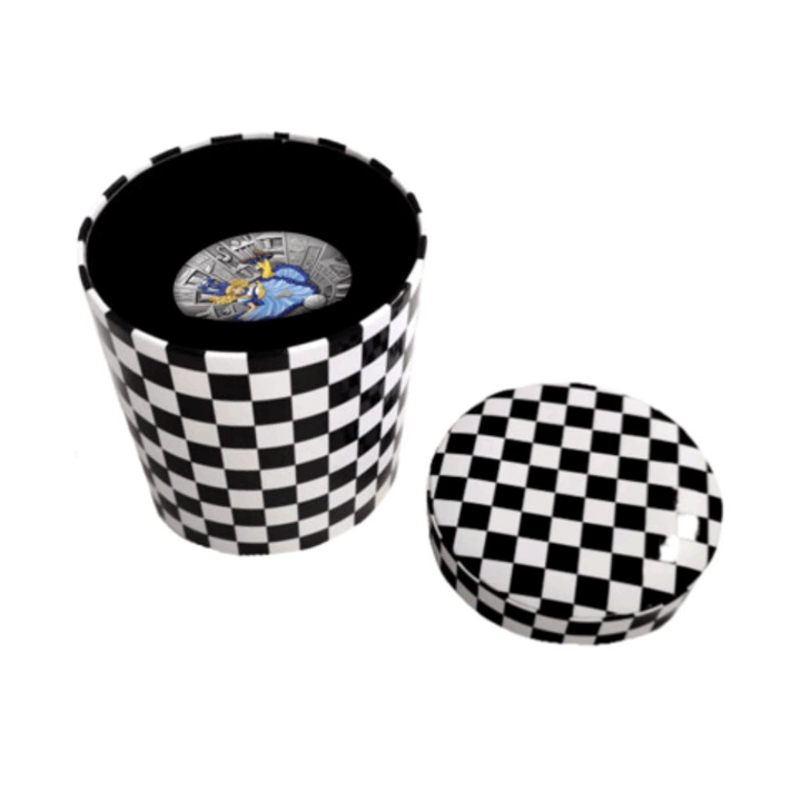 Niue: Fairy Tales - Blue Fairy Tale kolorowana 1 uncja Srebra 2021 High Relief Antiqued Coin