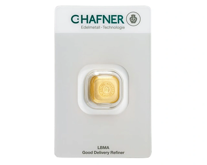 Sztabka Złota 1 uncja C Hafner Odlewana