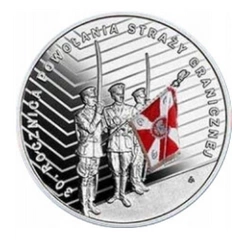 30. rocznica powołania Straży Granicznej 10 zł Srebro 2022 Proof