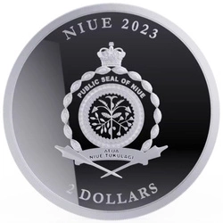 Niue: Vivat Humanitas 1 uncja Srebra 2023 Proof