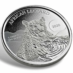 Ghana: Leopard 1 uncja Srebra 2020