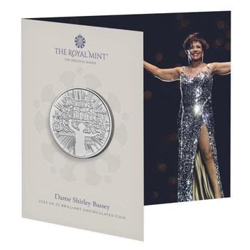 Dame Shirley Bassey £5 Miedzionikiel 2023