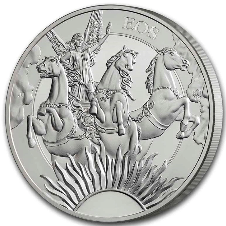 St Helena: Goddesses - Eos and the Horses 5 uncji Srebra 2023