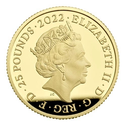 Harry Potter: Hogwarts Express 1/4 uncji Złota 2022 Proof 