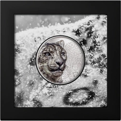 Mongolia: Snow Leopard 3 uncje Srebra 2024 Proof Ultra High Relief