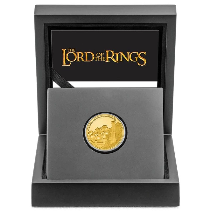 Niue: The Lord of the Rings - Mordor 1/4 uncji Złota 2023 Proof