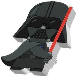 Niue: Star Wars - Darth Vader Chibi Coin kolorowany 1 uncja Srebra 2023 Proof